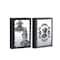 Assorted 8" Mirror Skeleton Tabletop Faux Glass Book, 1pc. by Ashland®